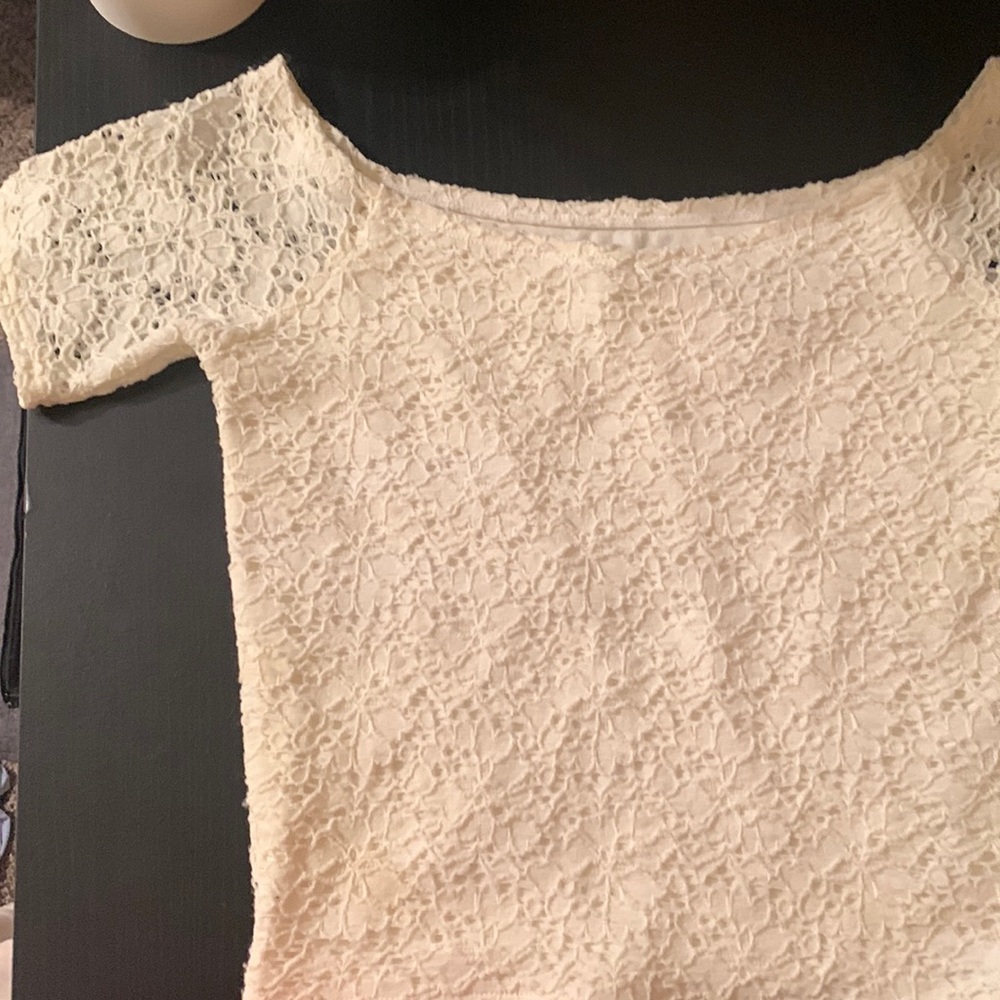 Abercrombie and Fitch white blouse
